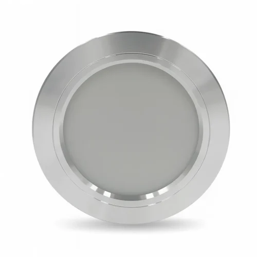 Okrúhle Led svietidlo stropne so strieborným rámom Okrúhle Led svietidlo stropne so strieborným rámom