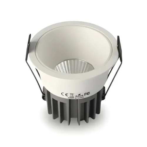 Kruhové stropné svietidlo s kovovým chladičom Kruhové stropné svietidlo s kovovým chladičom