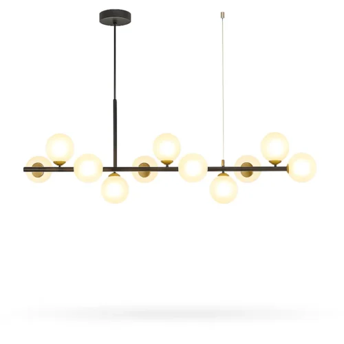 Luster do obývačky s guľovými žiarovkami Luster do obývačky s guľovými žiarovkami