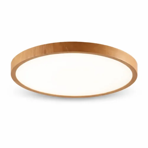 Okrúhle podhľadové svietidlo drevo Okrúhle podhľadové svietidlo drevo