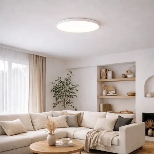 Podhľadové led svietidlo v obývačke