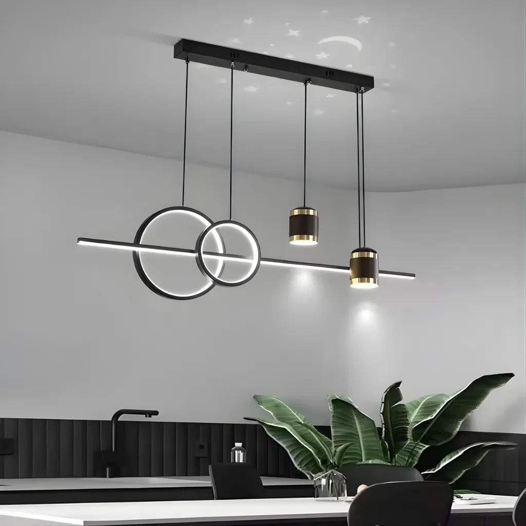 Moderné stropné svietidlá s kruhovým dizajnom