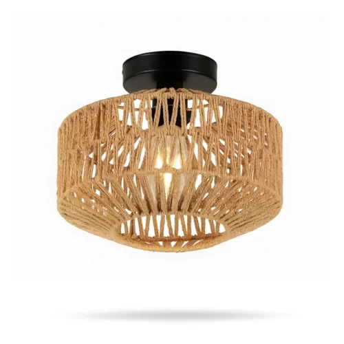 Stropné svietidlo so špagátovým tienidlom Stropné svietidlo so špagátovým tienidlom