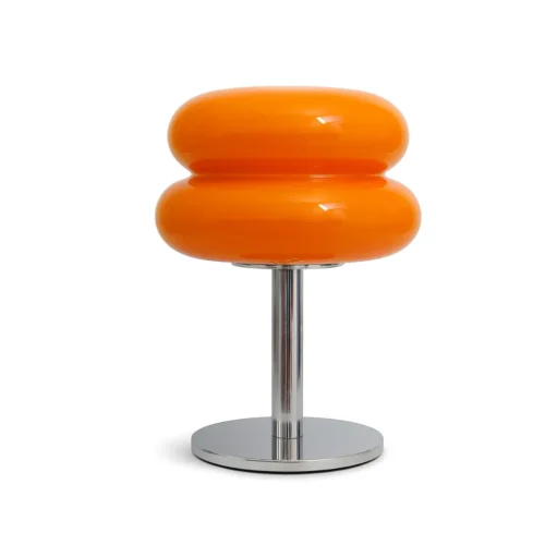 Oranžová stolná lampa bez kábla Oranžová stolná lampa bez kábla