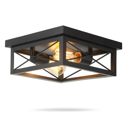 Retro podhľadové svietidlo s dvoma žiarovkami Retro podhľadové svietidlo s dvoma žiarovkami