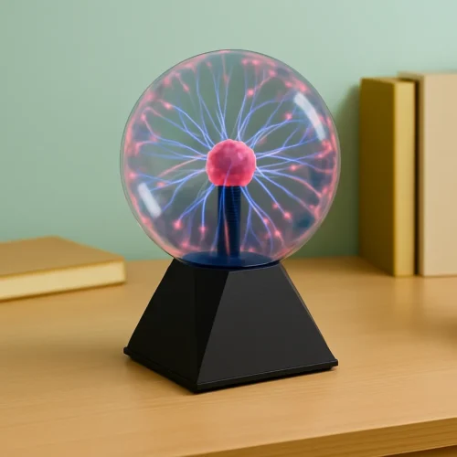 Plazmova lampa Magická guľa na stole