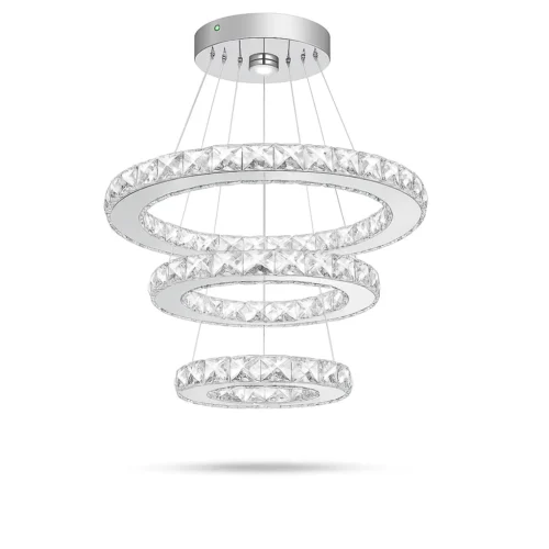 Stropné svietidlá luster do obývačky s tromi kruhmi Stropné svietidlá luster do obývačky s tromi kruhmi