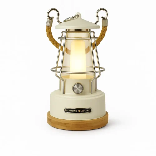 Elektrická stolná lampa ako petrolejová Elektrická stolná lampa ako petrolejová