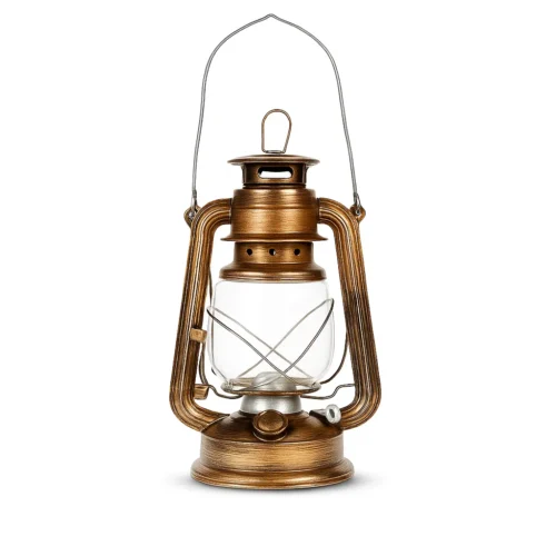 Retro petrolejova lampa v bronzovej farbe Retro petrolejova lampa v bronzovej farbe